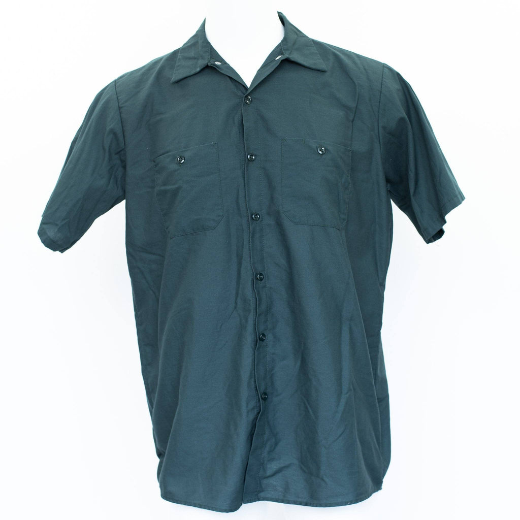 Used Standard Solid Color Work Shirt - Short Sleeve – Walt's Used Workwear