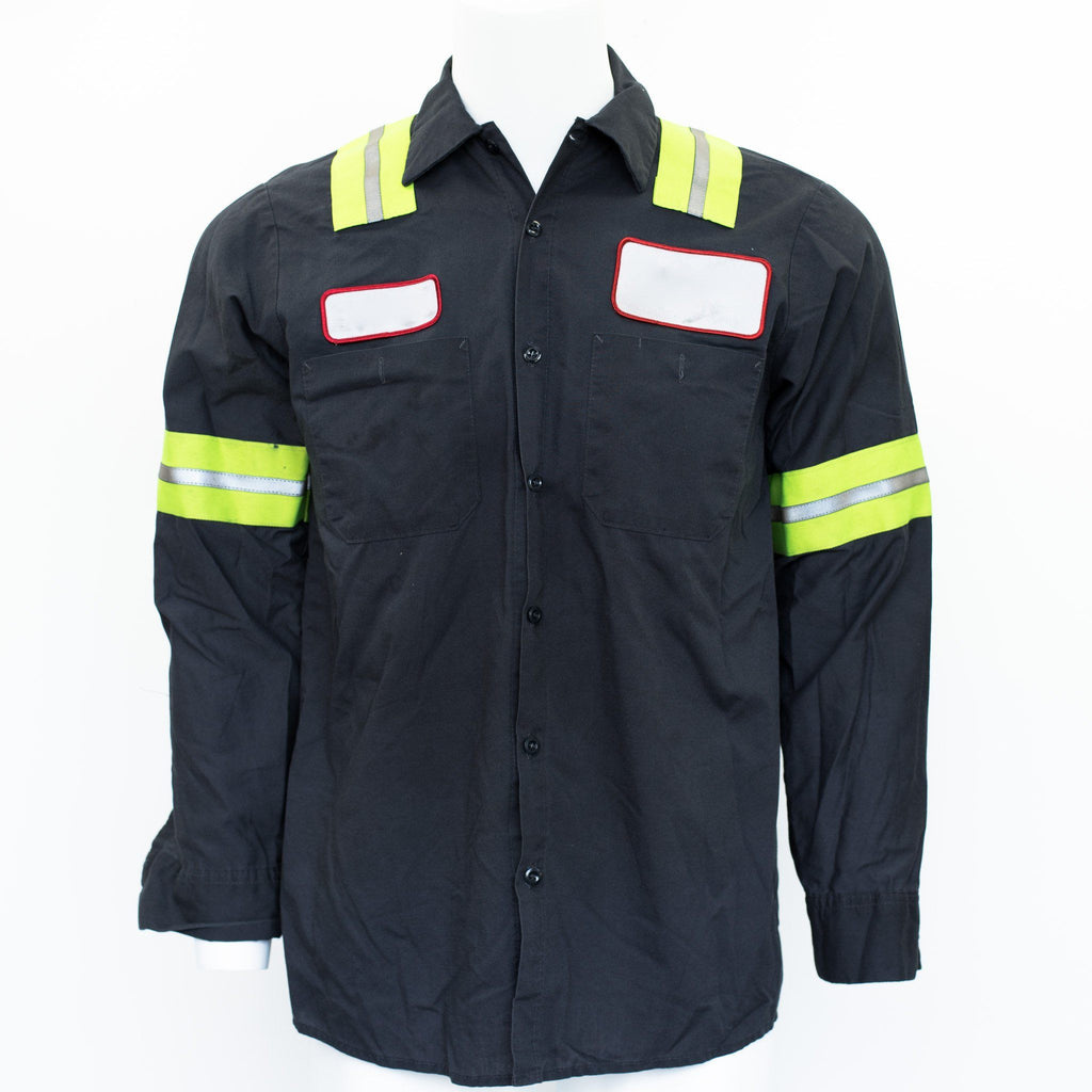 Used Long Sleeve Hi Vis Work Shirt - Long Sleeve Safety Shirt | Walt's ...