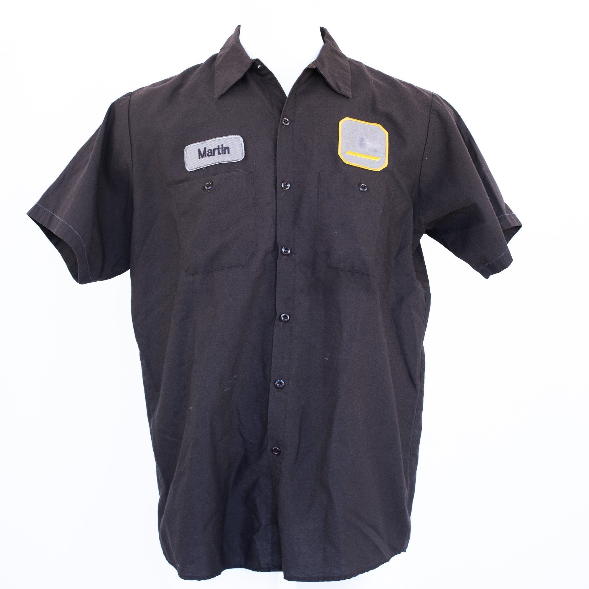 Used Standard Solid Color Work Shirt - Short Sleeve – Walt's Used Workwear