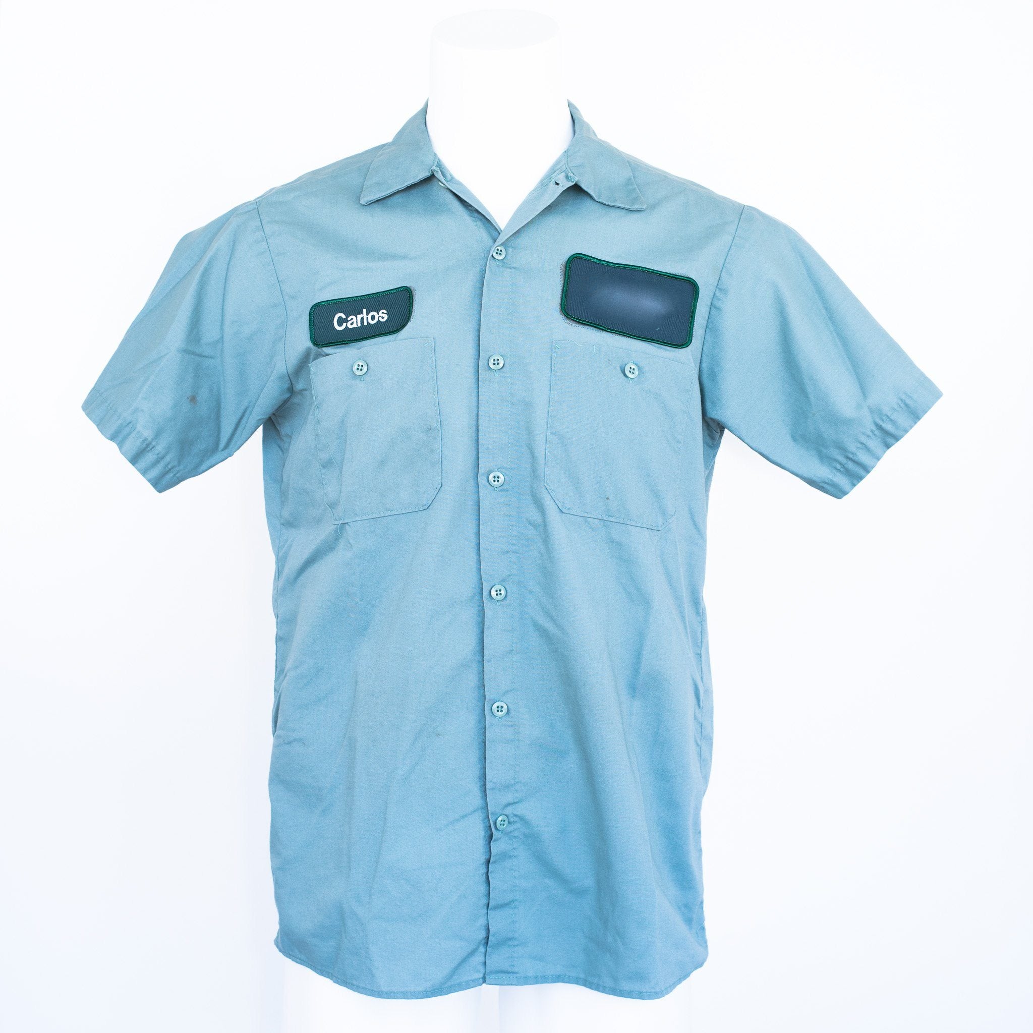 Used Standard Solid Color Work Shirt - Short Sleeve – Walt's Used Workwear