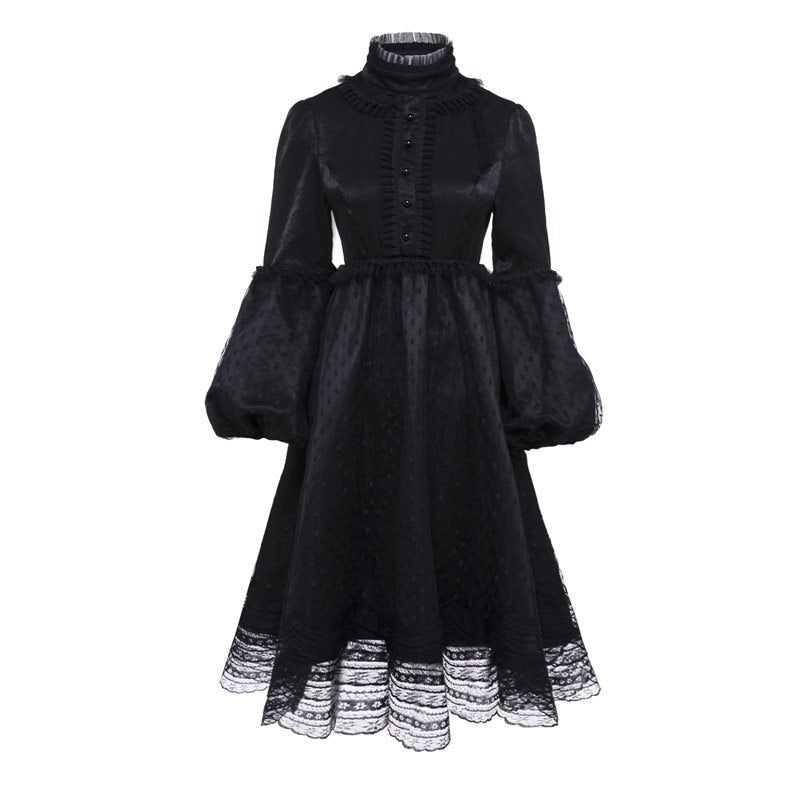 Gothic Vintage Black Lace Dress – The Official Strange & Creepy Store!