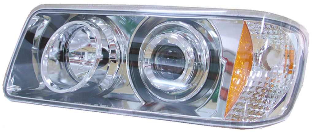 Chrome Projector Headlight Fits Freightliner Fld 120 112