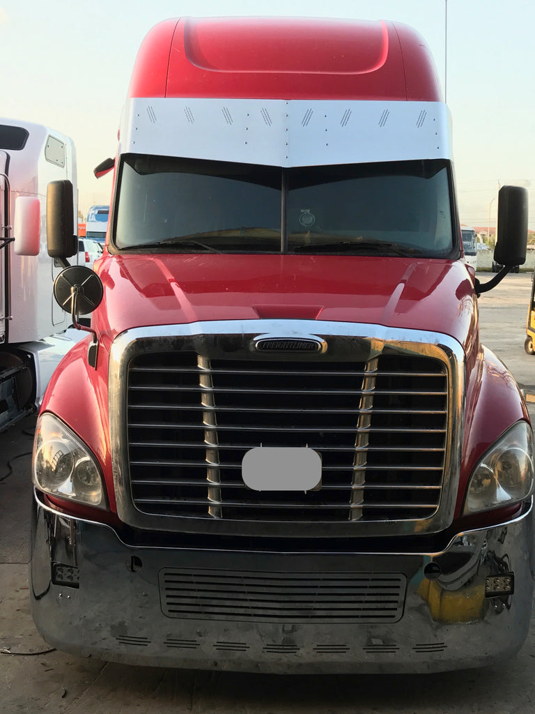 18 1 2 Visor Freightliner Cascadia And Day Cab V Style 8 Hidden Light Included In Price With Visor