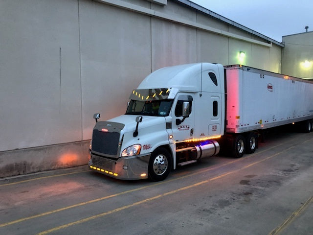 freightliner cascadia drop visor