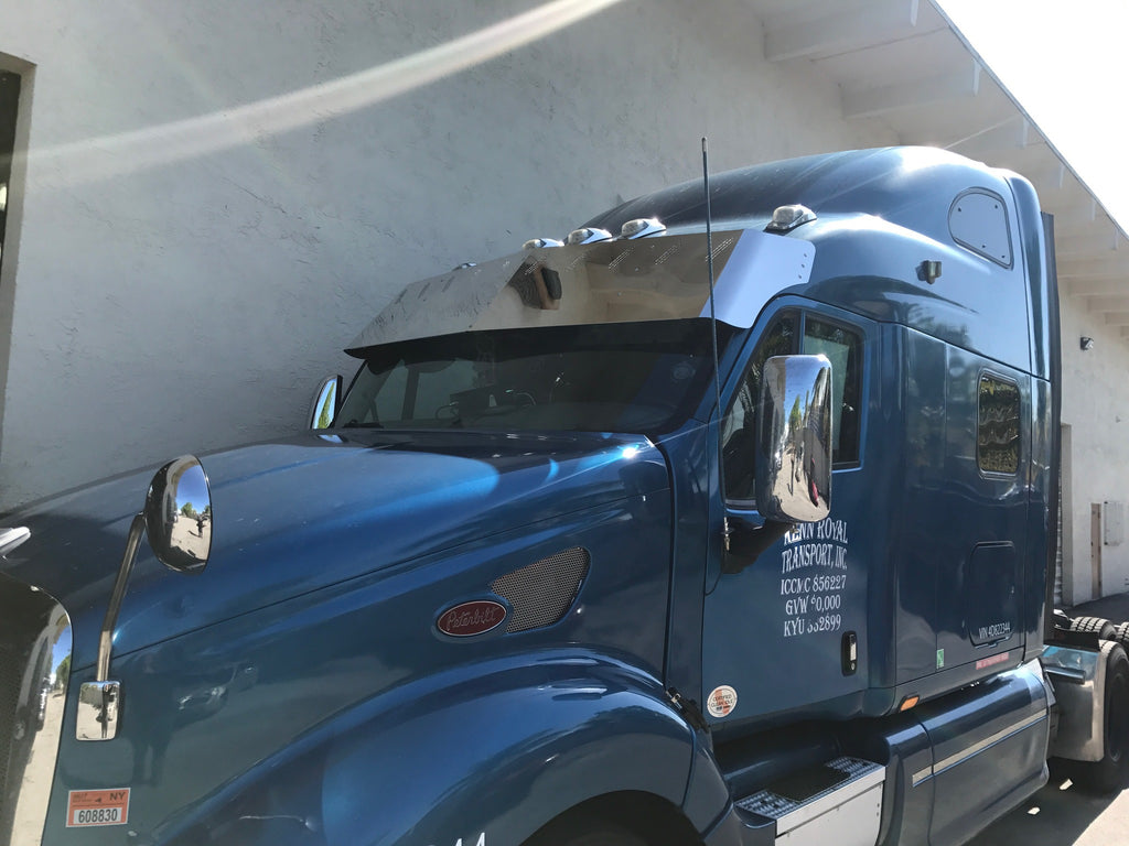 truck visors with lights