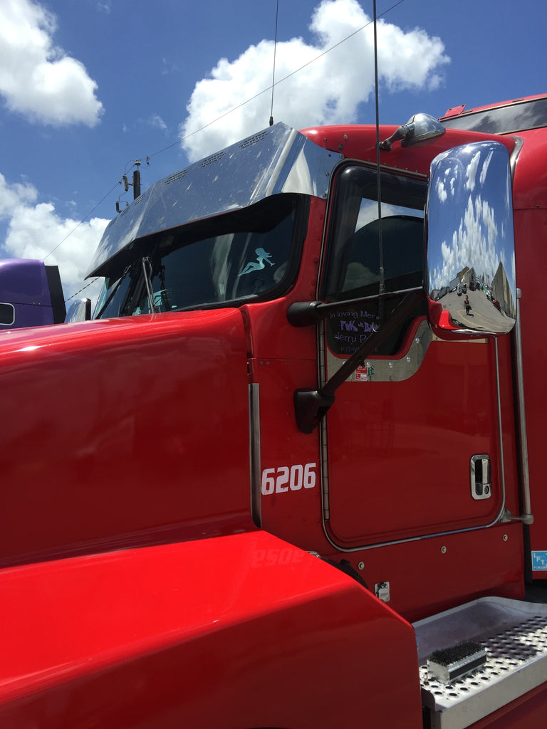 kenworth w900 reverse bowtie visor