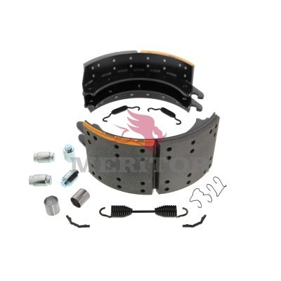 Brake Shoe 4707Q, 23.000 lb fits Meritor New, With Hardware Kit. 7” X 16.5” Rockwell. - MiamiStar.com product image