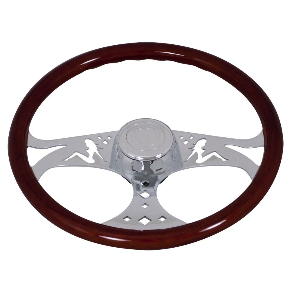 18" Wood Steering Wheel