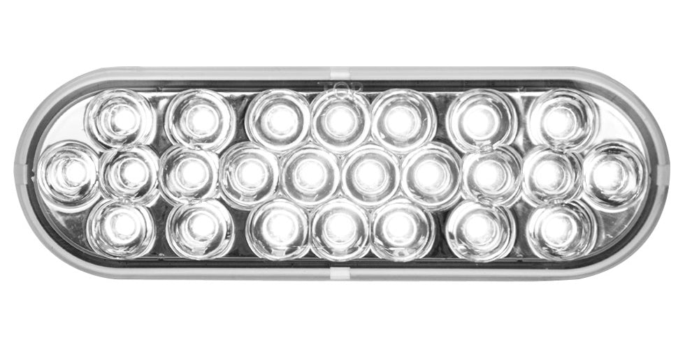 Mud Flap Hanger Set - With Slanted 6 Oval Light Holes, Stainless Stee