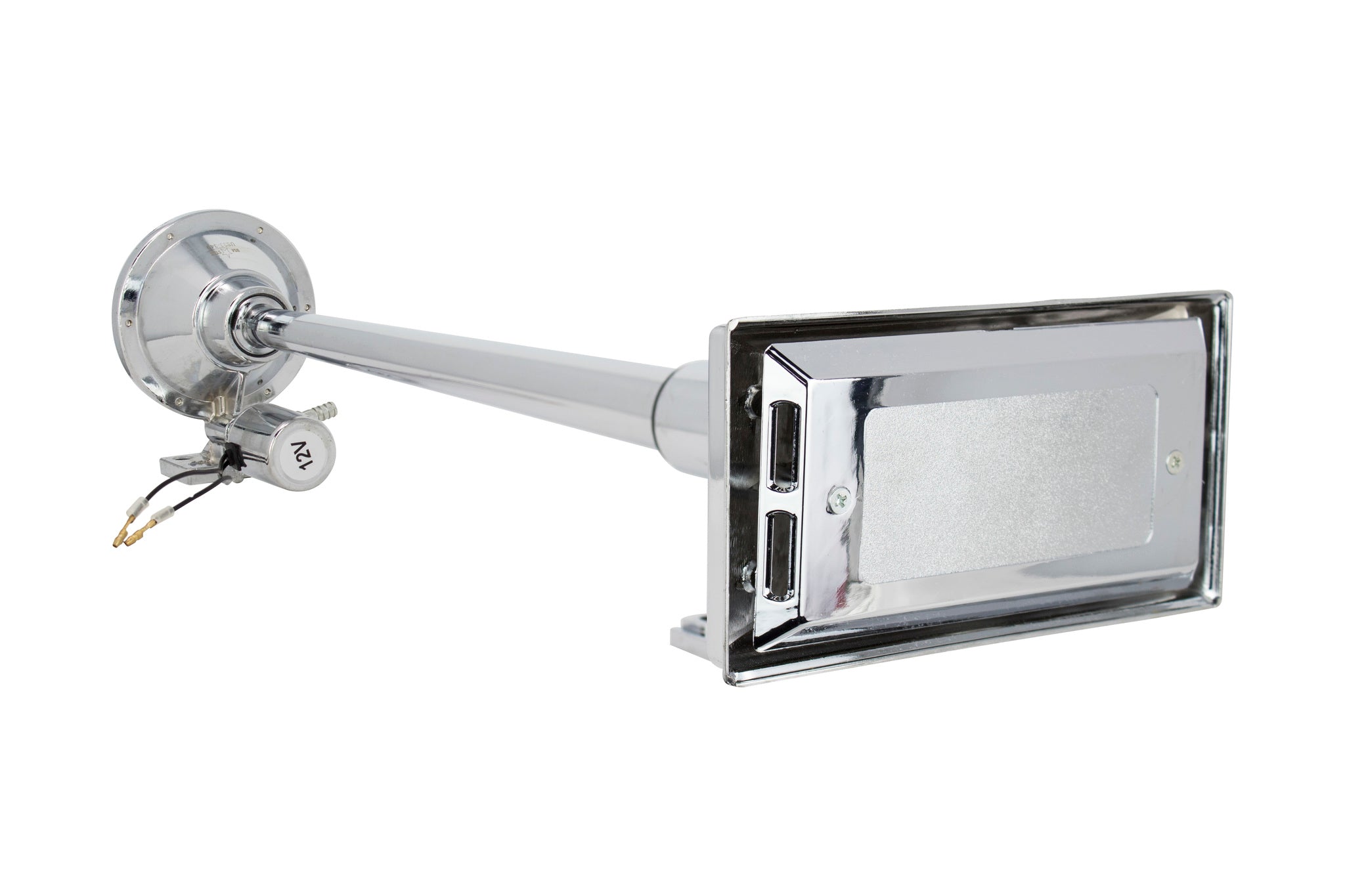 26” Rectangular Bell Single Horn, Chrome