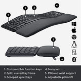 logitech ergonomic keyboard with smart card reader.
