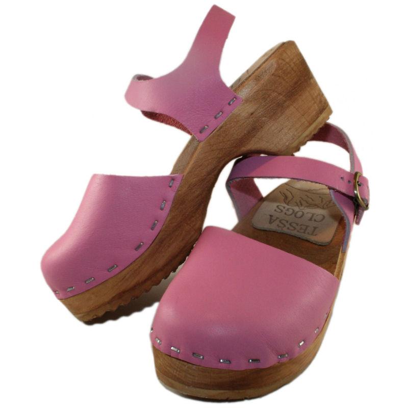 hot pink clogs