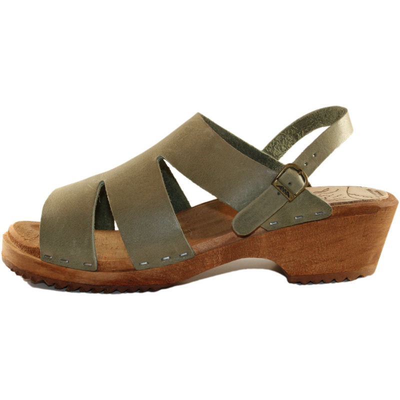 Traditional Heel Kristina Sandal in your choice of leather – Tessa ...