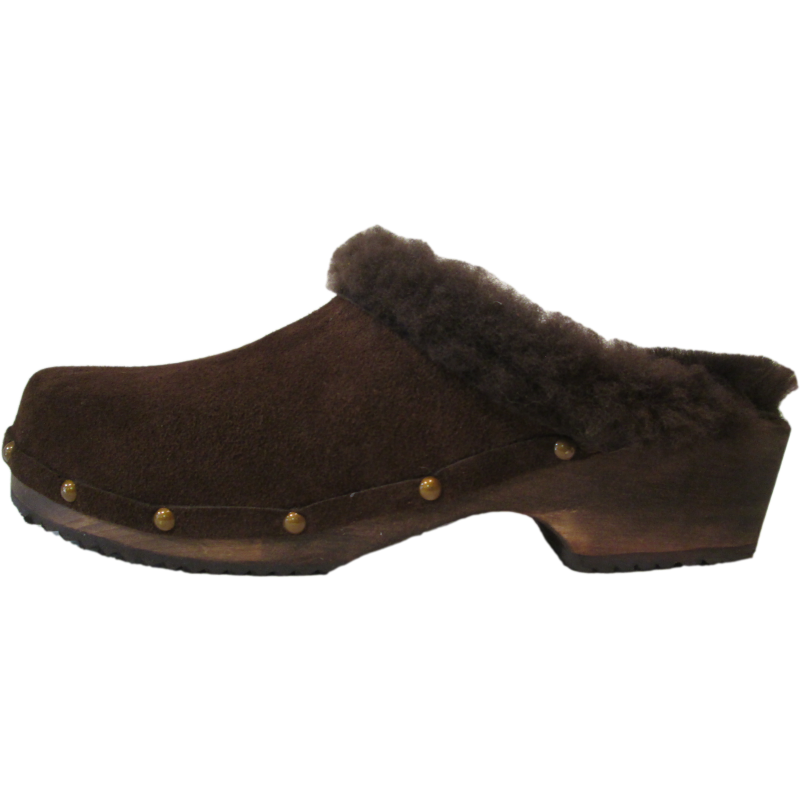 clogs with shearling lining