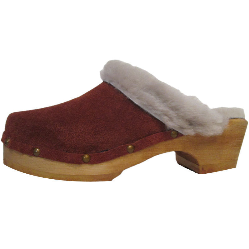 lined clogs
