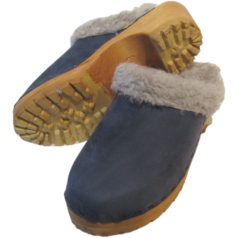 shearling lined clogs