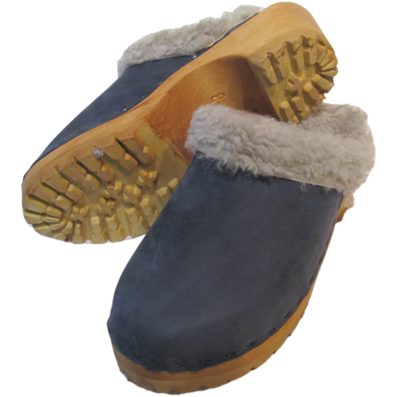 clogs with shearling lining