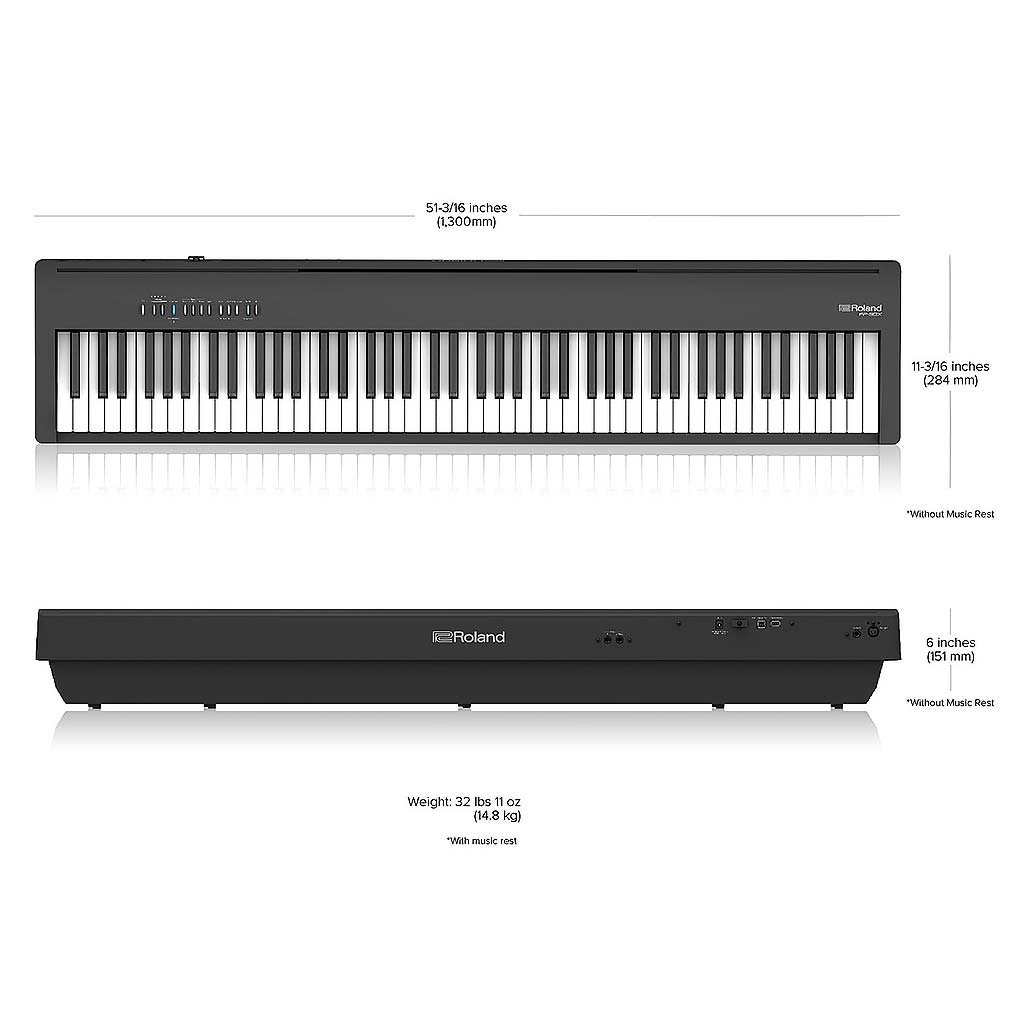 Roland FP30X Digital Piano - Black