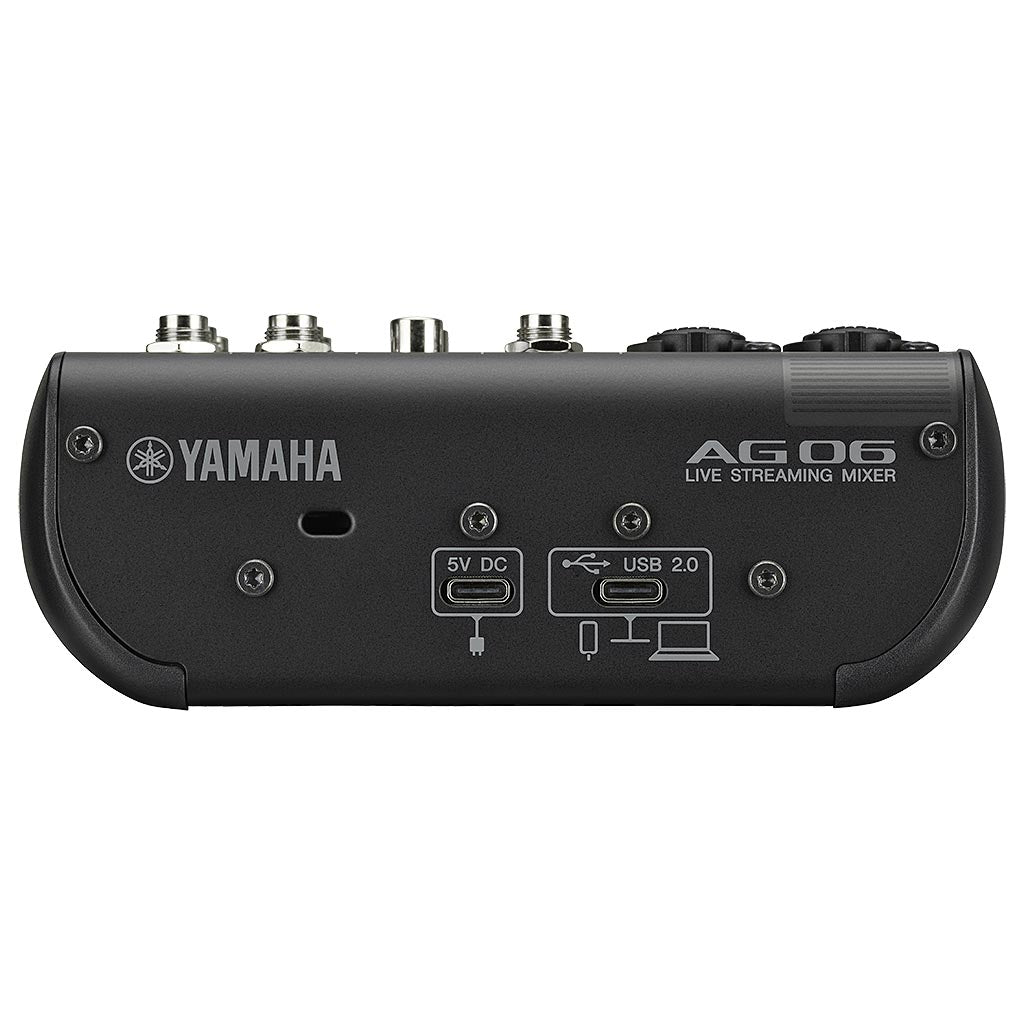 Yamaha AG06 MK2 Live Streaming Mixer and USB Audio Interface