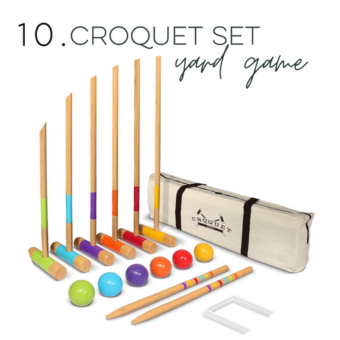 croquet set yard game