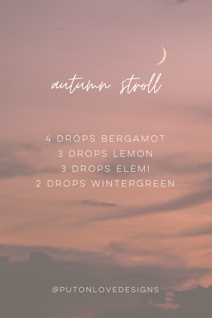 Autumn Stroll essential oil diffuser blend