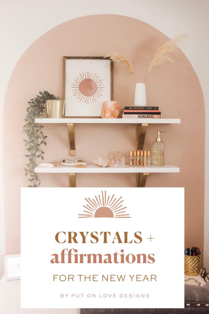 Crystals plus affirmations