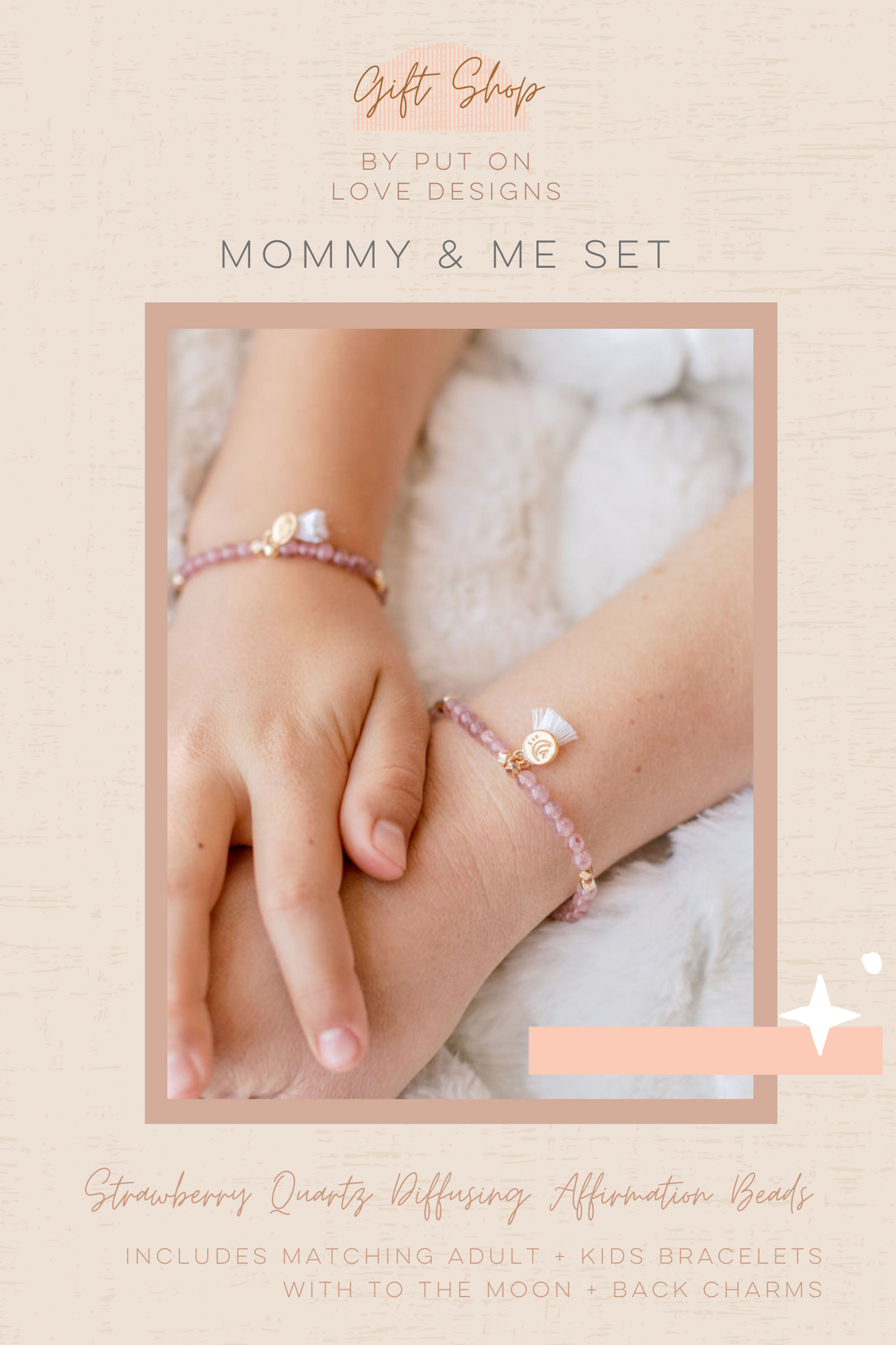 Mommy & Me bracelet set. Gifts for mother and daughter!