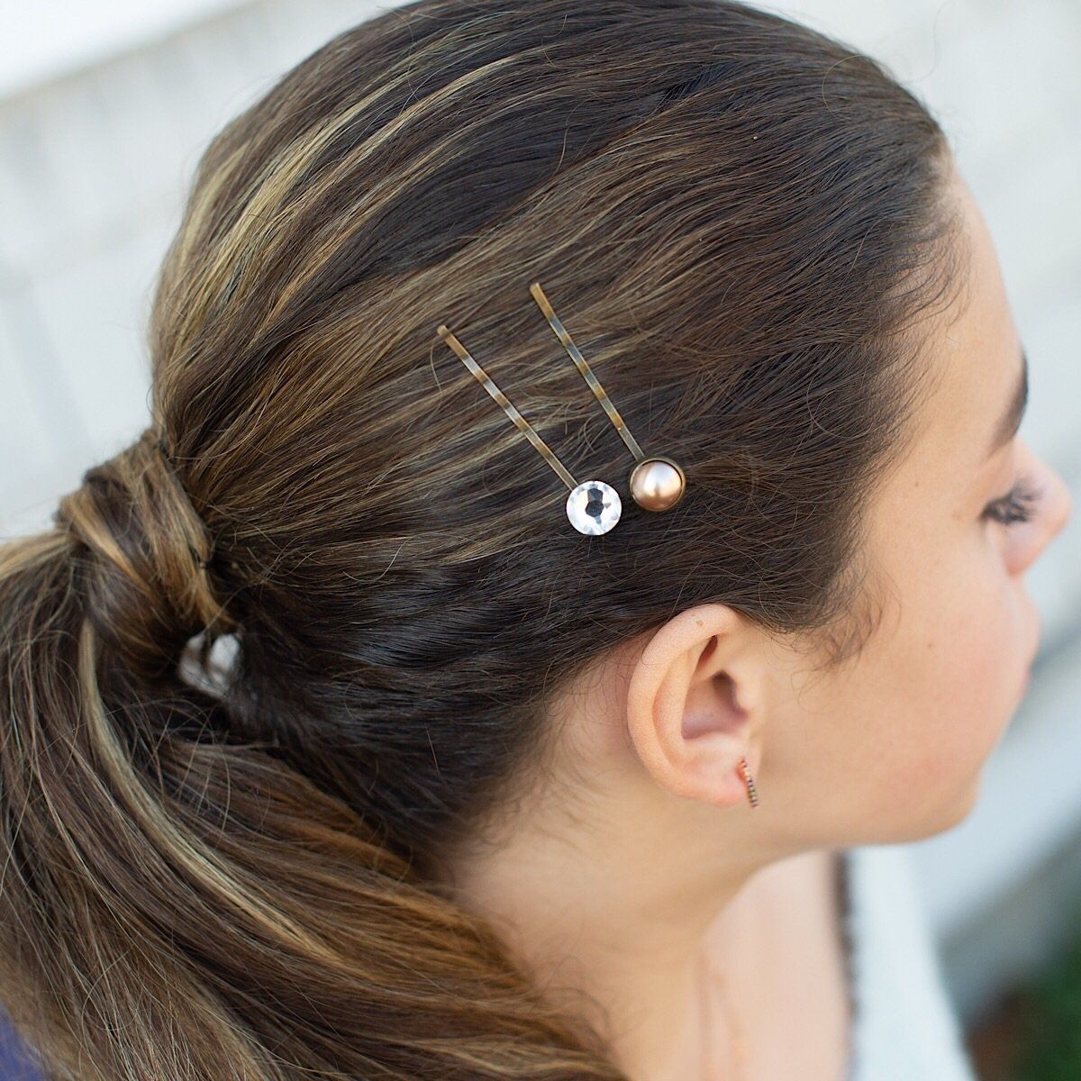 swarovski hair pins