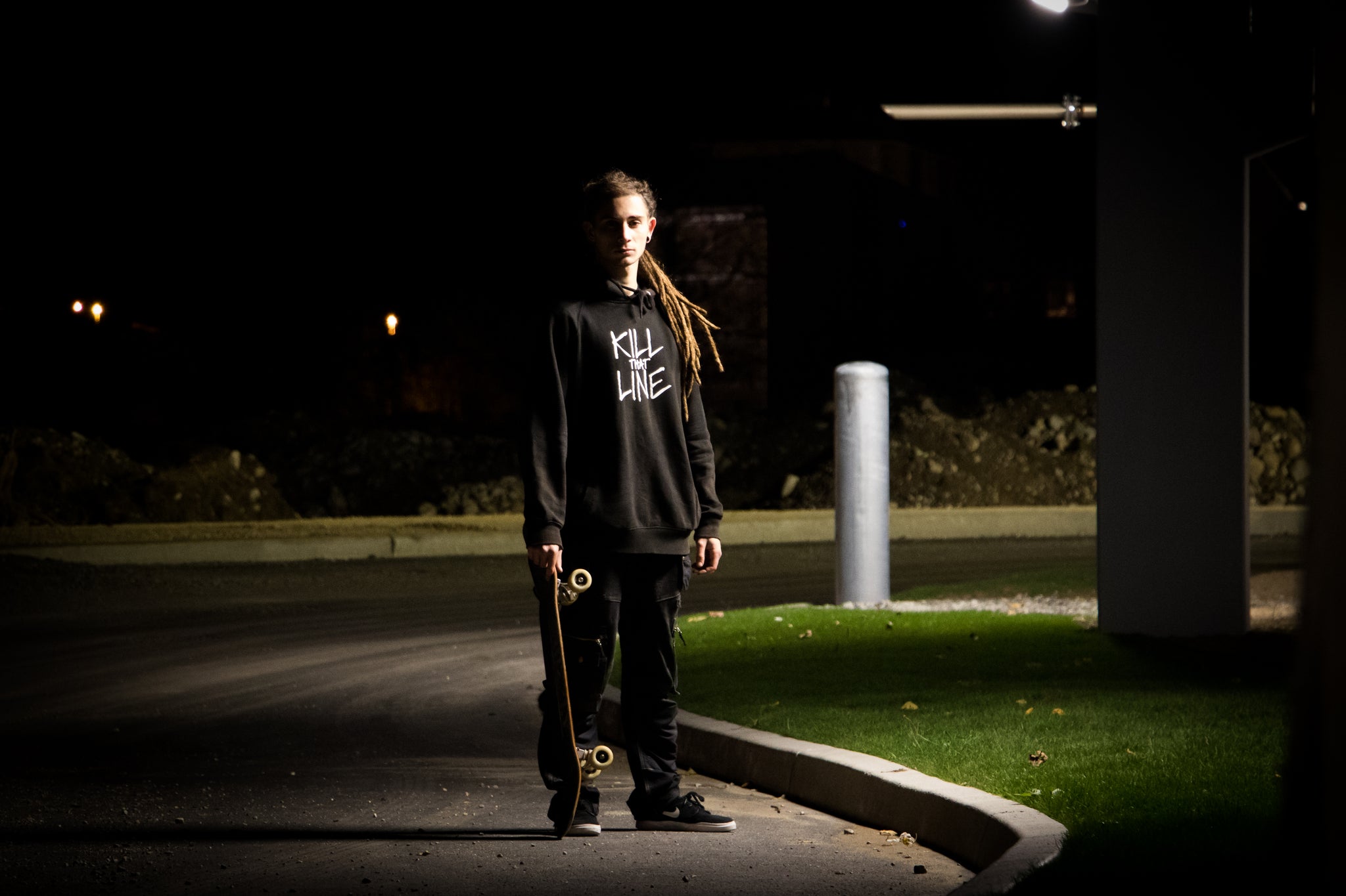 Remi Fargier, Kill That Line, Black Hoody, Offshoot, Skateboarding, Ghanzi Brand,