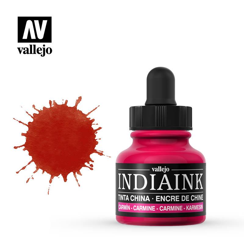 india ink red