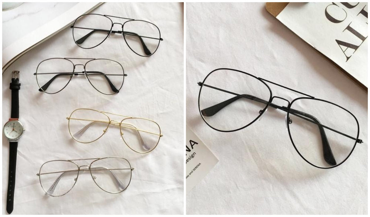15 Aesthetic Clear Glasses Aviator Clear Glasses itGirl Shop Blog