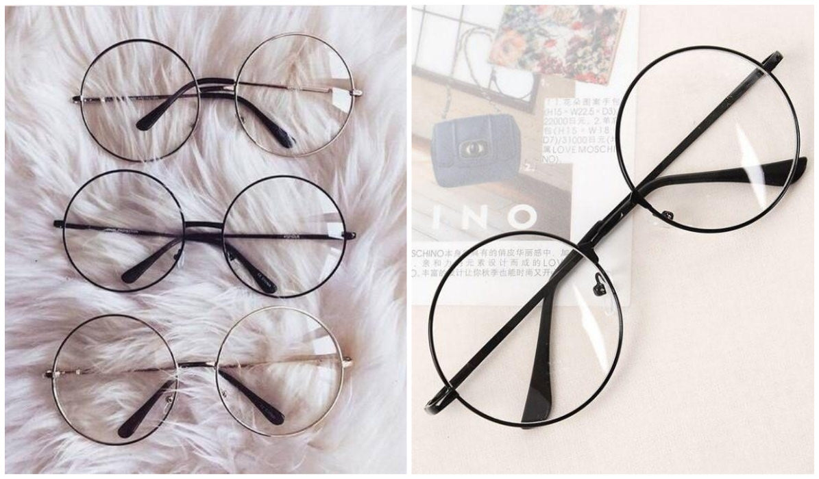 15 Aesthetic Clear Glasses Transparent Circle Round Kpop Glasses itGirl Shop Blog