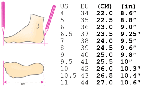 Shoe Size Guide