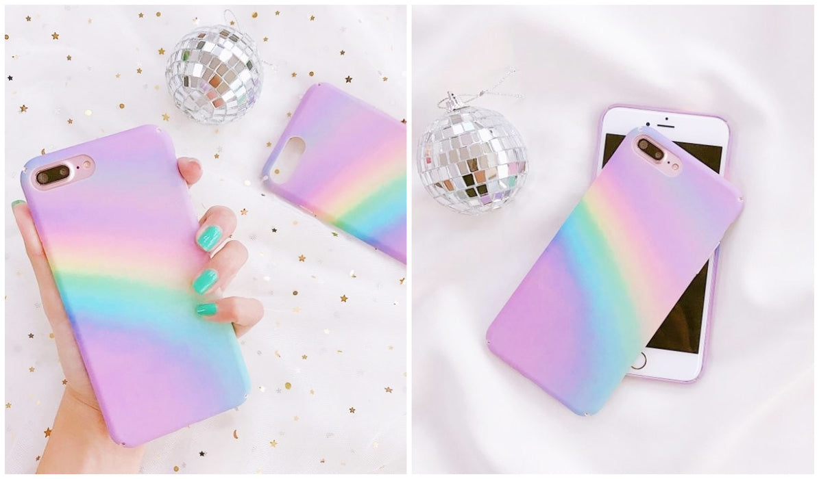 Rainbow Clothing and Accessories Pastel Rainbow Ray Pink iPhone Cover itGirl Shop Blog
