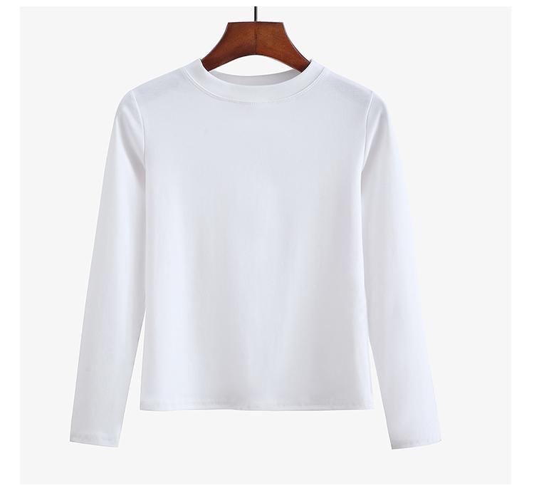 itGirl Shop - Aesthetic Clothing -Casual Solid Color Round Neck Long