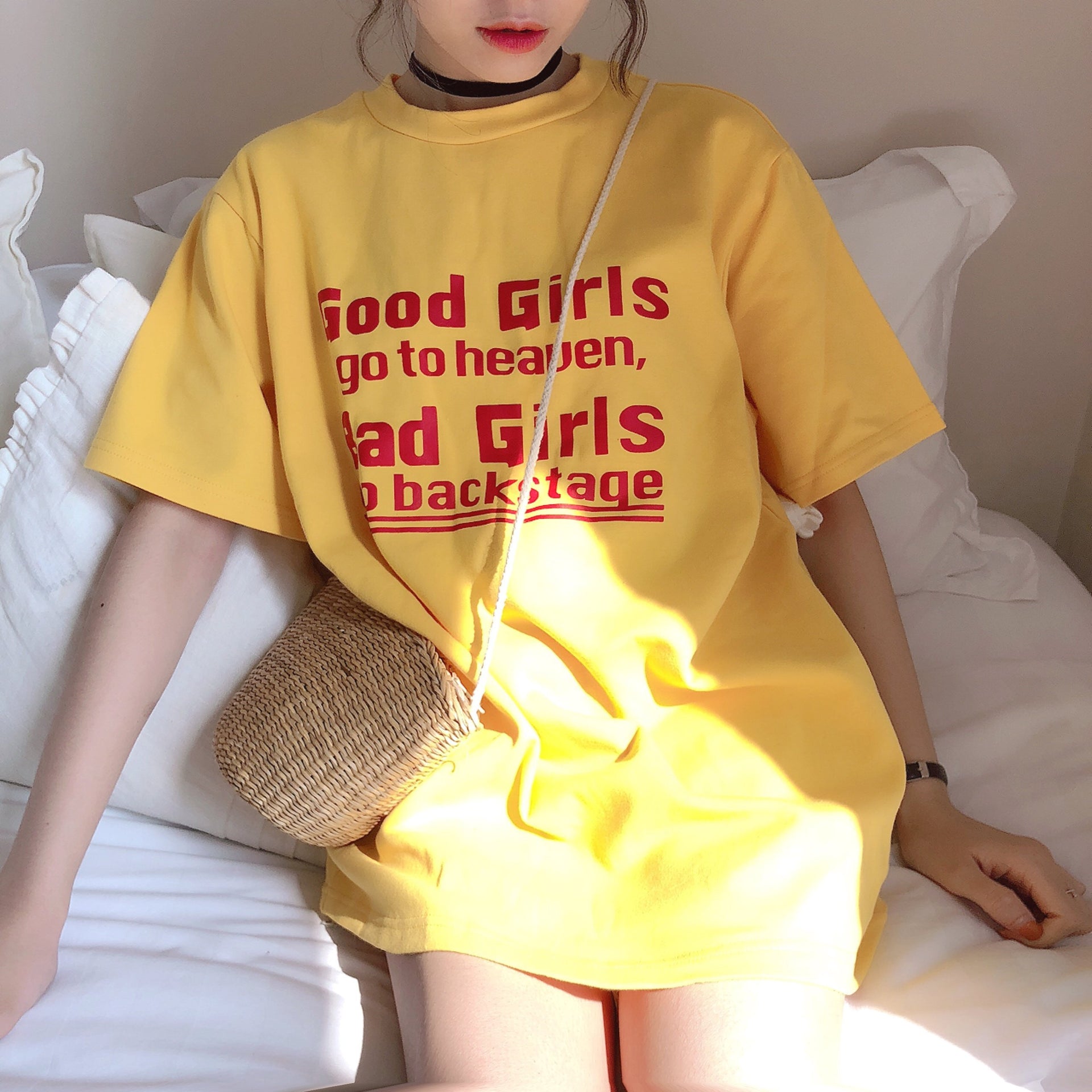 itGirl Shop | GOOD GIRLS GO TO HEAVEN BAD GIRLS GO BACKSTAGE T-SHIRT