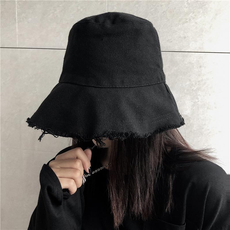 itGirl Shop | GRUNGE 90s BLACK DENIM BUCKET HAT