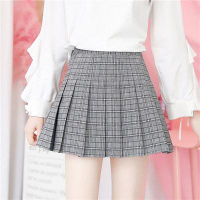 itGirl Shop - Aesthetic Clothing -High Waist Colorful Plaid With