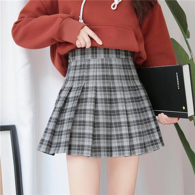 itGirl Shop - Aesthetic Clothing -High Waist Colorful Plaid With