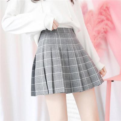 itGirl Shop - Aesthetic Clothing -High Waist Colorful Plaid With