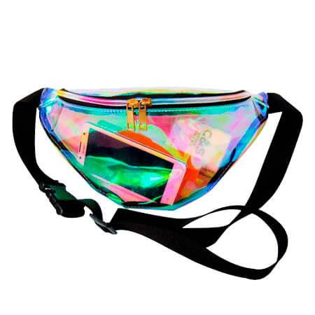 itGirl Shop - Aesthetic Clothing -Holographic Transparent Belt Bag