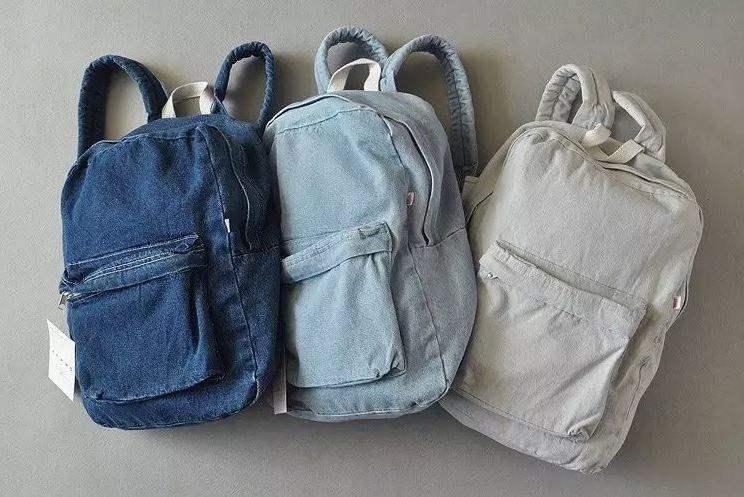 denim school bags