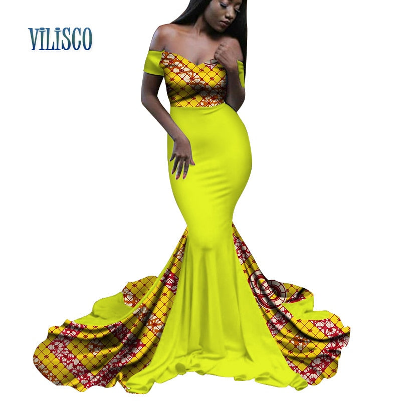 african traditional mermaid dresses