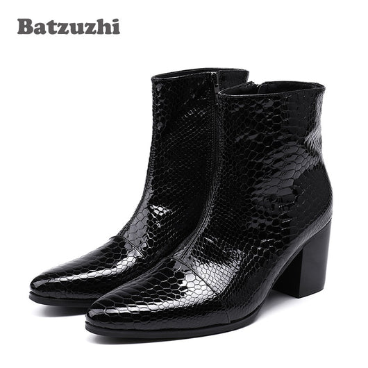 black leather ankle boots pointed toe