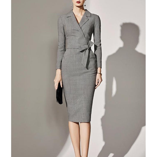Gray Midi Dress Store, 52% OFF | www ...