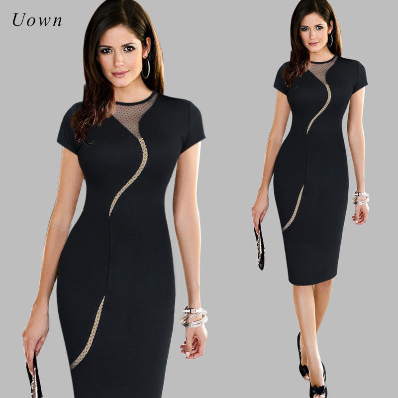 black office wear dresses