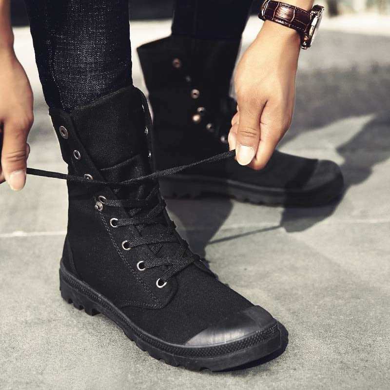 mens combat style boots