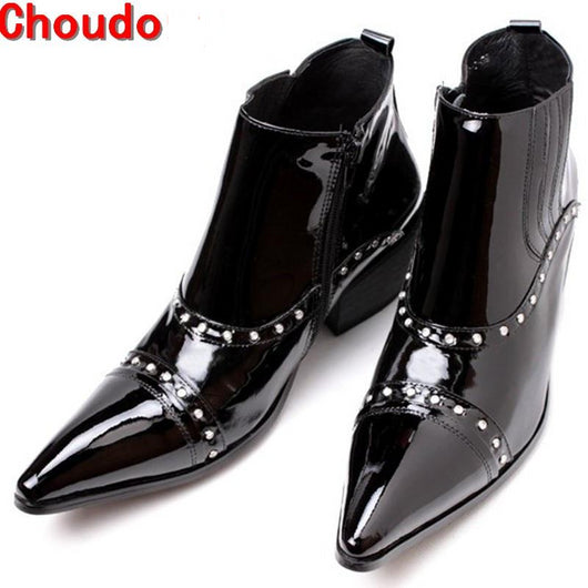 high heel cowboy boots mens