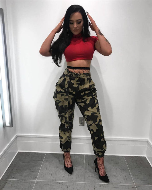 camo joggers womens outfit