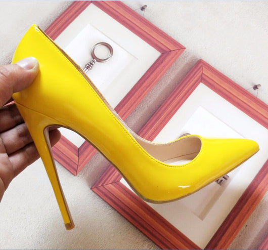 yellow dress shoes womens